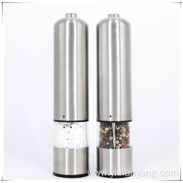 Batteries operated salt and pepper grinder with light